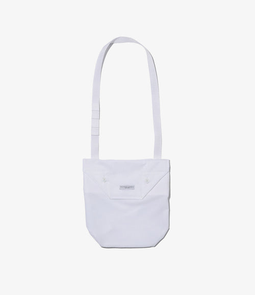 Shoulder Pouch - White Polyester Mesh