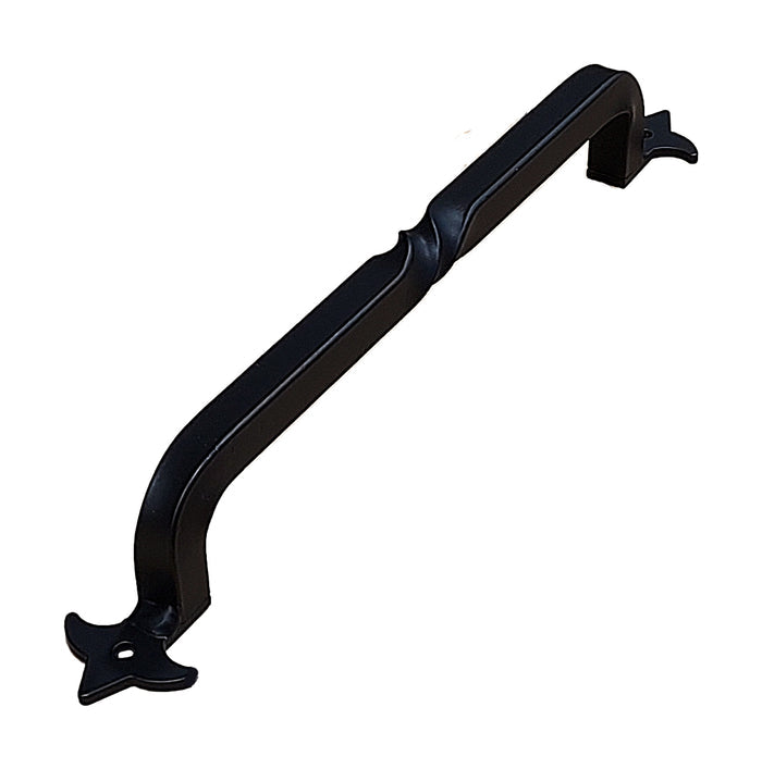 Slimline Barn Door Handle Pull with Tasteful Simple Twist and Fleur De Lis Legs