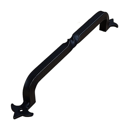 Slimline Barn Door Handle Pull with Tasteful Simple Twist and Fleur De Lis Legs