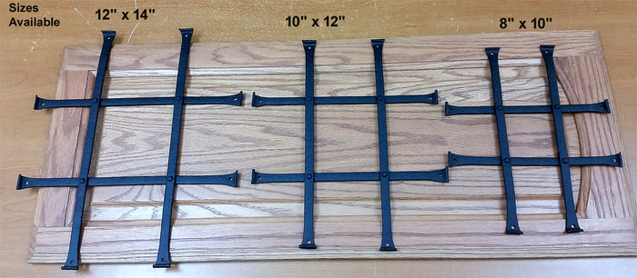 Speakeasy Grille  - LOW PROFILE - Size: 10" x 12" - Wild West Hardware