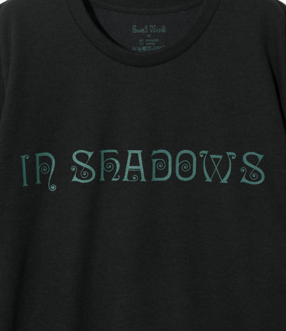 S/S Crew Neck Tee - Black - IN SHADOWS