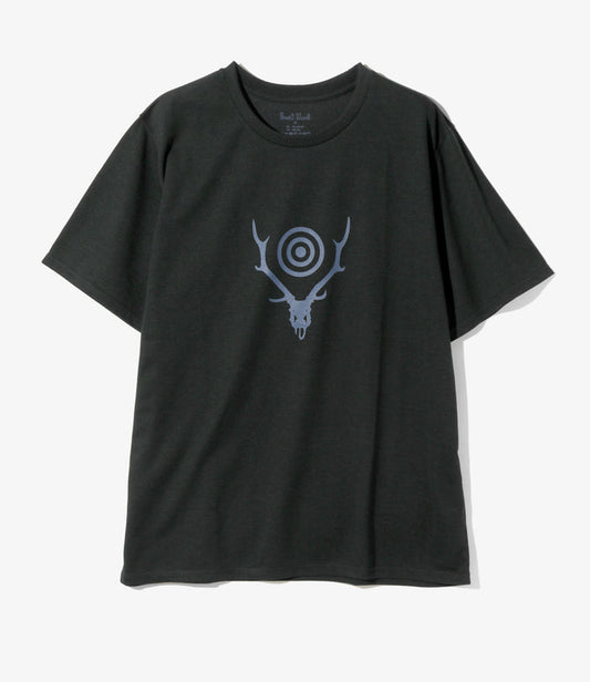 S/S Crew Neck Tee - Black - Skull&Target