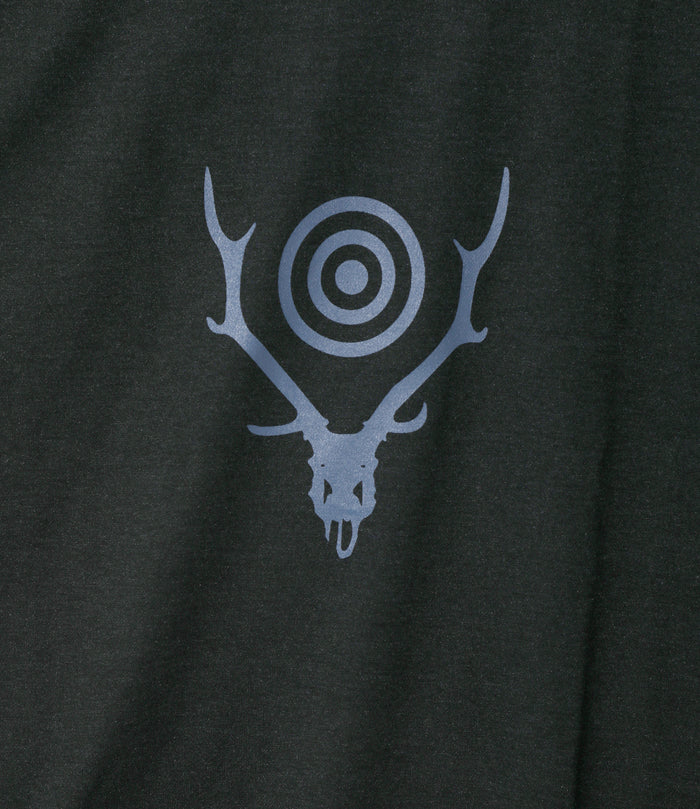 S/S Crew Neck Tee - Black - Skull&Target