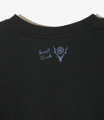 S/S Crew Neck Tee - Black - Skull&Target
