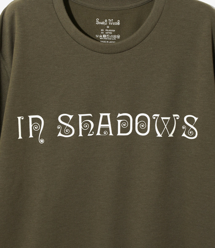 S/S Crew Neck Tee - Olive - IN SHADOWS