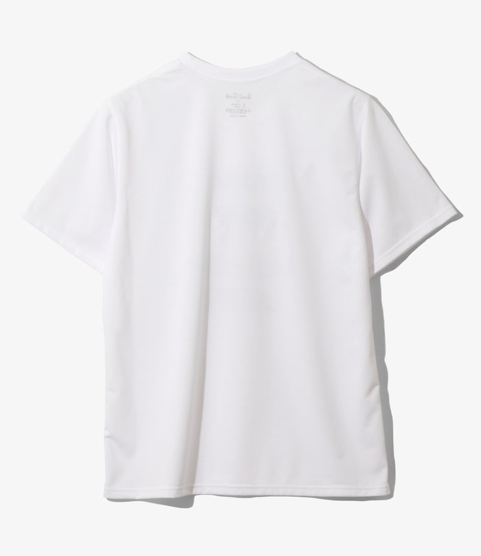 S/S Crew Neck Tee - White - FESTINA LENTE
