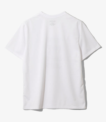 S/S Crew Neck Tee - White - FESTINA LENTE
