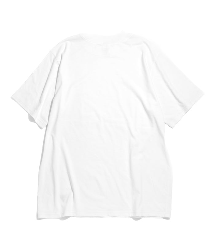 S/S Mock Neck Tee - White - Cordura Jersey