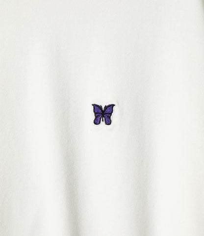 S/S Mock Neck Tee - White - Poly Jersey