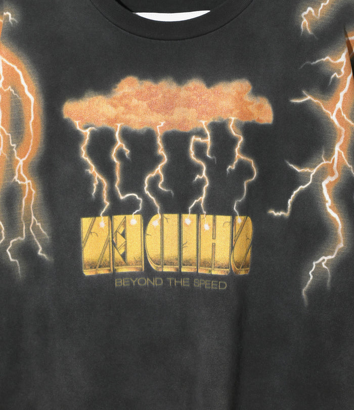 S/S Tee - Orange/Faded - Lightning