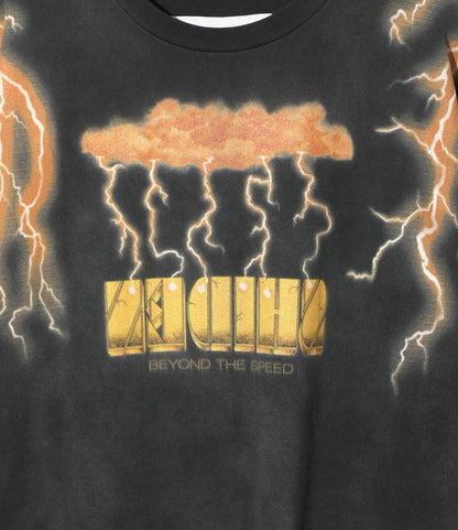 S/S Tee - Orange/Faded - Lightning