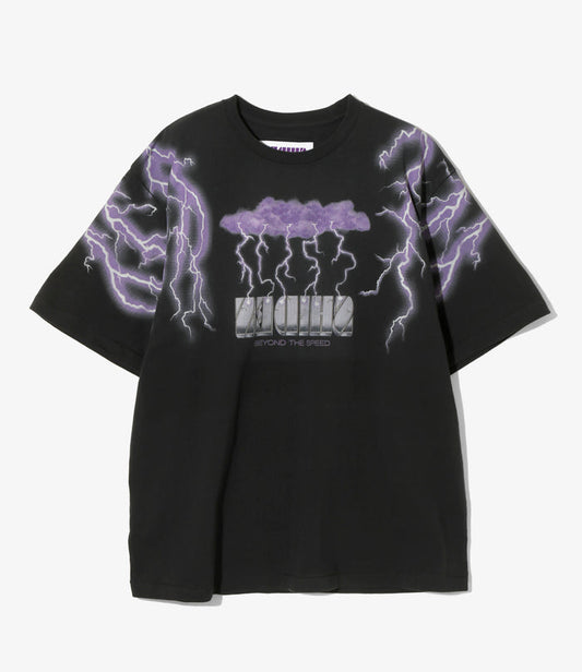 S/S Tee - Purple - Lightning