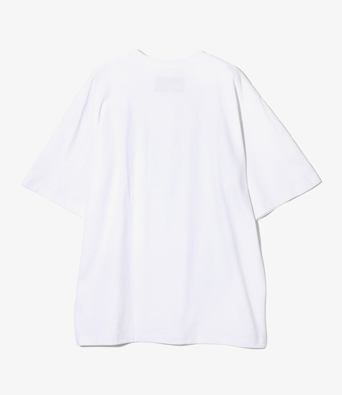 S/S Tee - White - Flame Tire