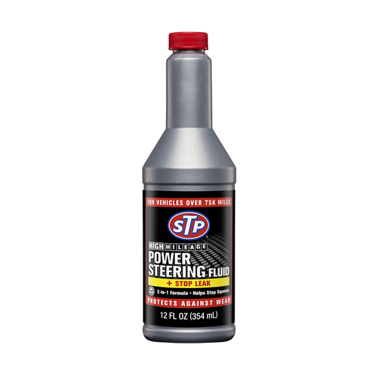 STP Additives High Milage Power Steering Fluid Stop Leak - 12 oz