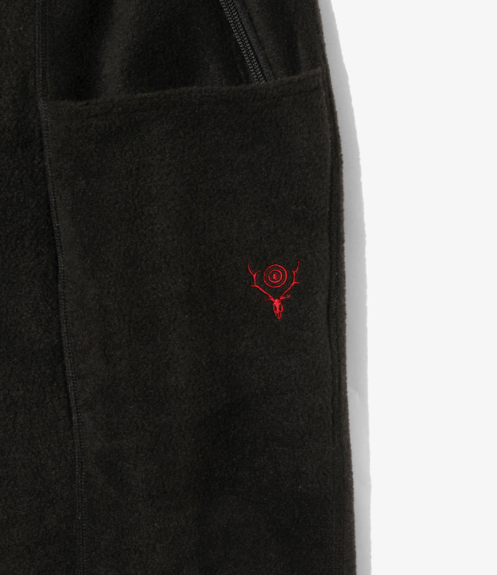 String C.S Pant - Black - Poly Fleece