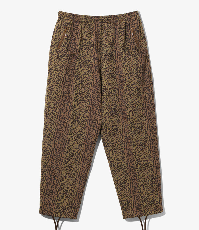 String C.S Pant - Brown - Poly Jq. / Leopard