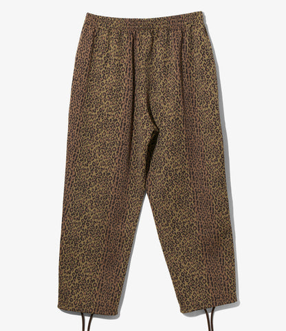 String C.S Pant - Brown - Poly Jq. / Leopard