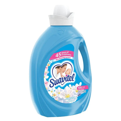Suavitel Liquid Field Flowers (Blue) HE 105 Small Loads - 105 oz