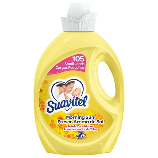 Suavitel Liquid Morning Sun (Yellow) HE 105 Small Loads - 105 oz