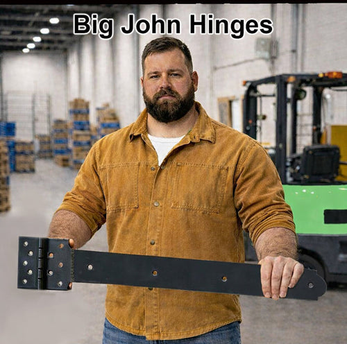 super heavy duty strap hinges in 3 sizes