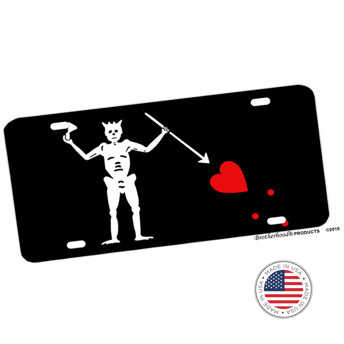 Thin Thin Green Line Game Warden Flag License Plate