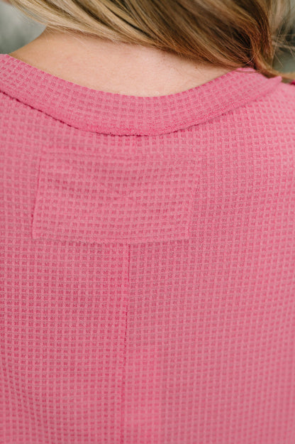 Thread Theory Round Neck Tank in Pink