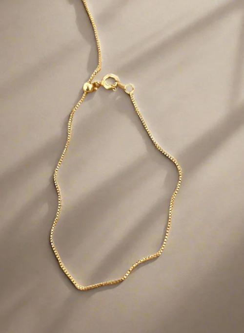 9.5" Box Chain Threader Bracelet