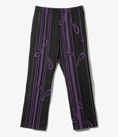 Track Pant - Black - Poly Jacquard