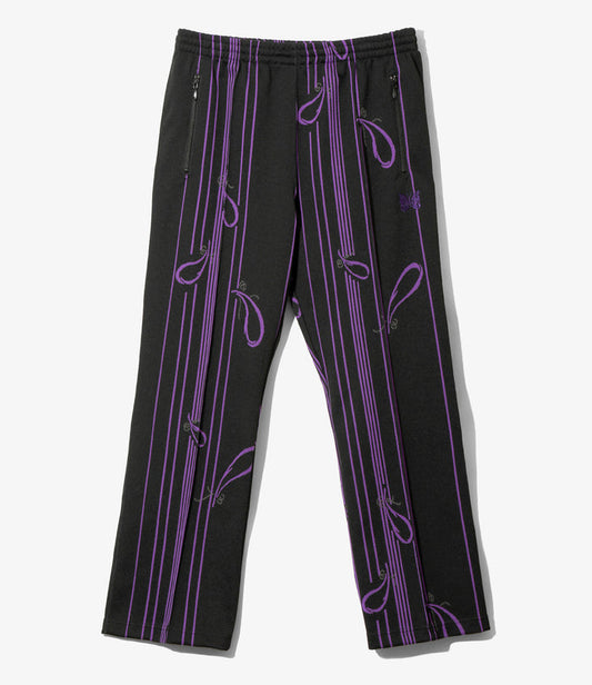 Track Pant - Black - Poly Jacquard