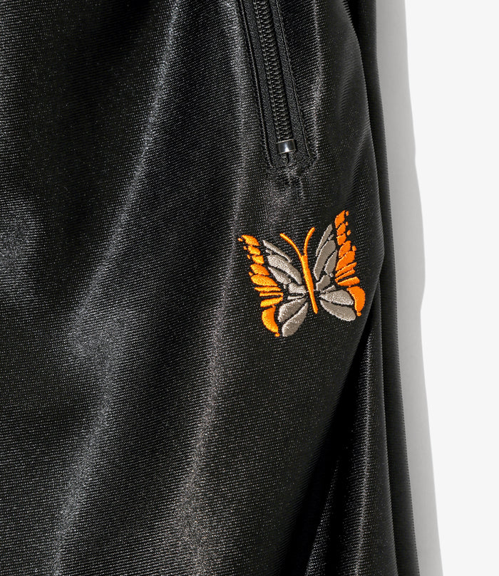 Track Pant - Black - Tricot Sateen