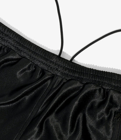 Track Pant - Black - Tricot Sateen