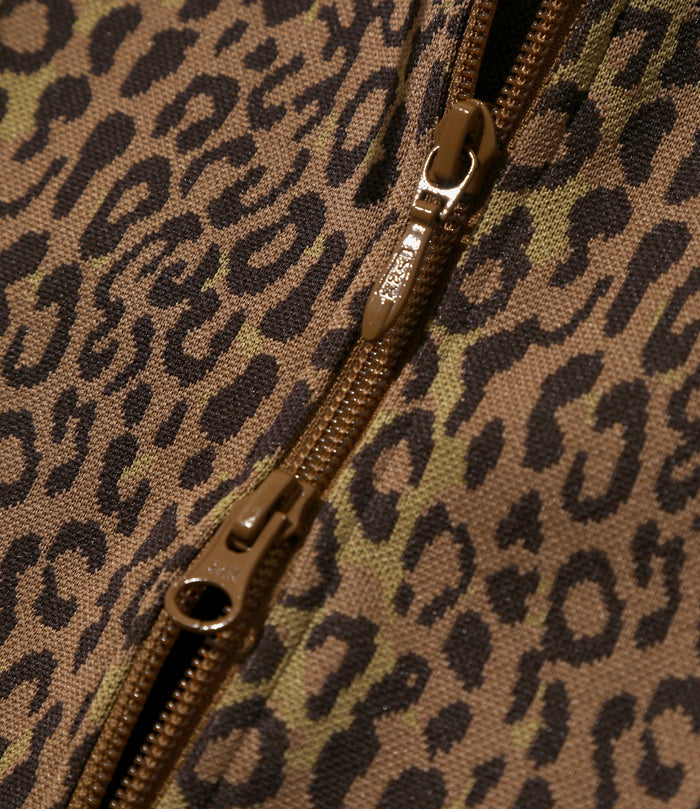 Trainer Hoody - Brown - Poly Jq. / Leopard