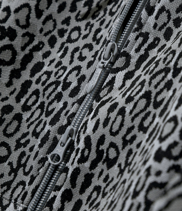 Trainer Hoody - Grey - Poly Jq. / Leopard