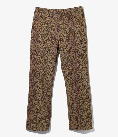 Trainer Pant - Brown - Poly Jq. / Leopard