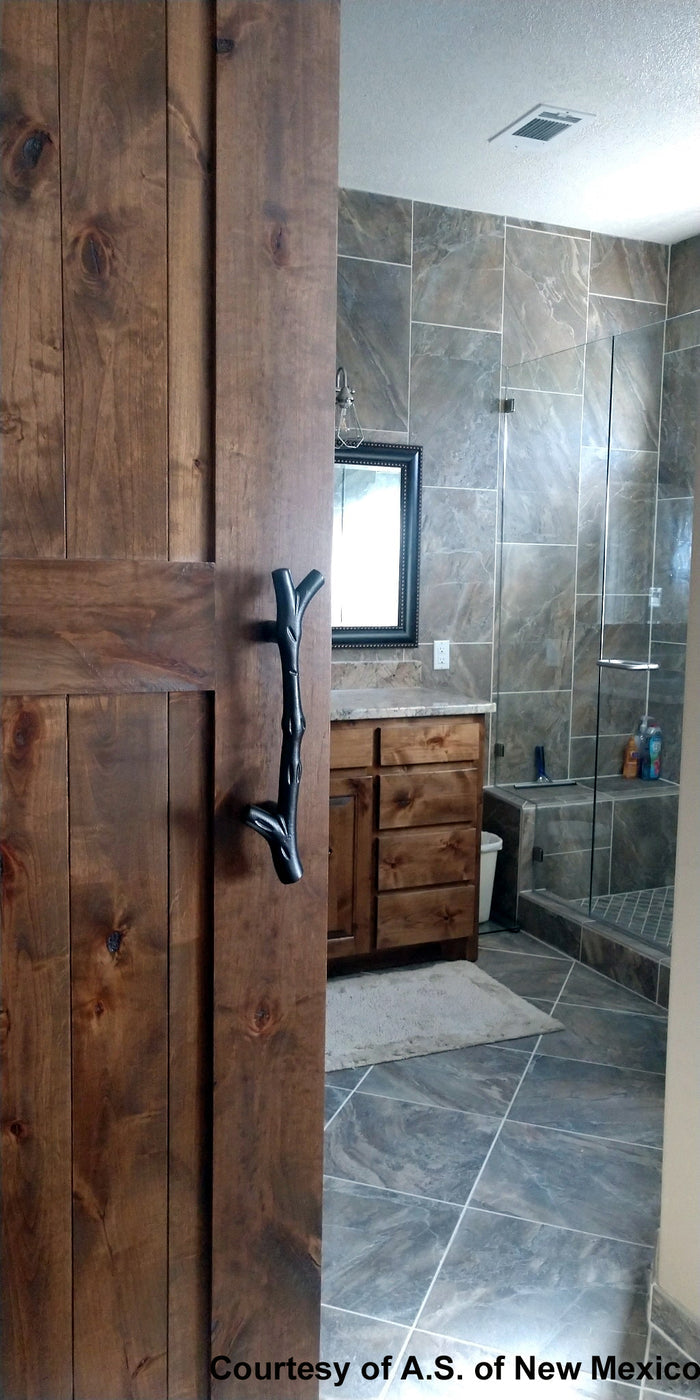 Tree Branch Handle Barn Door Pull - Wild West Hardware