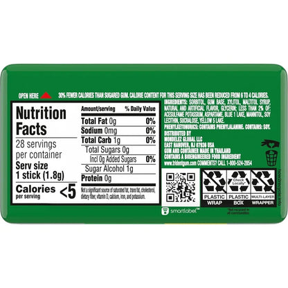 Wholesale Trident Pocket Pack Spearmint Gum- Freshen your breath on the go with Mexmax INC.