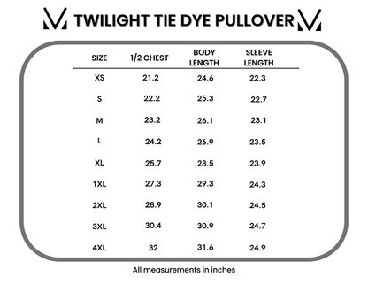 Twilight Tie Dye Pullover