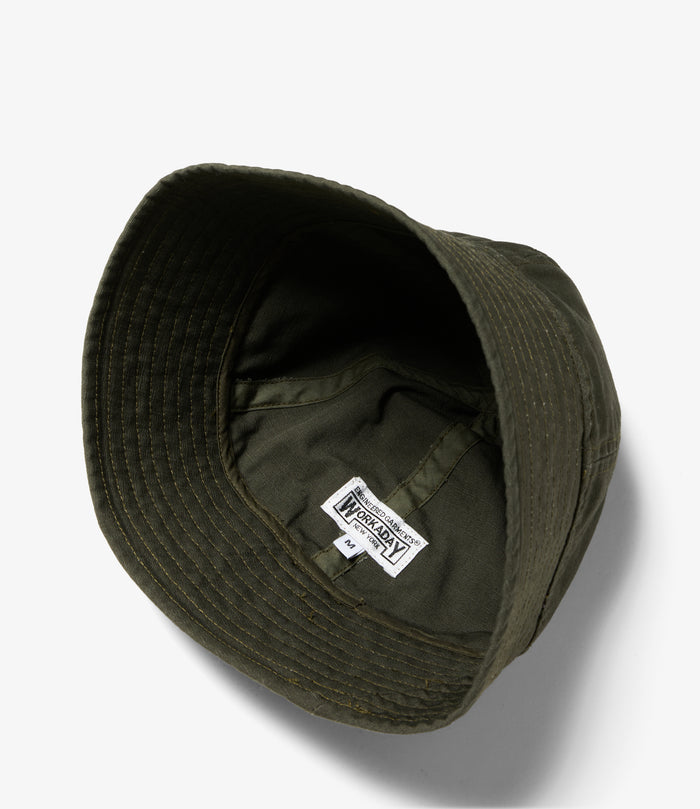 USN Hat - Olive Heavyweight Cotton Ripstop