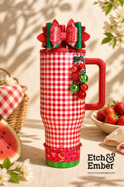 Watermelon VersaBow™ Universal Tumbler Bow