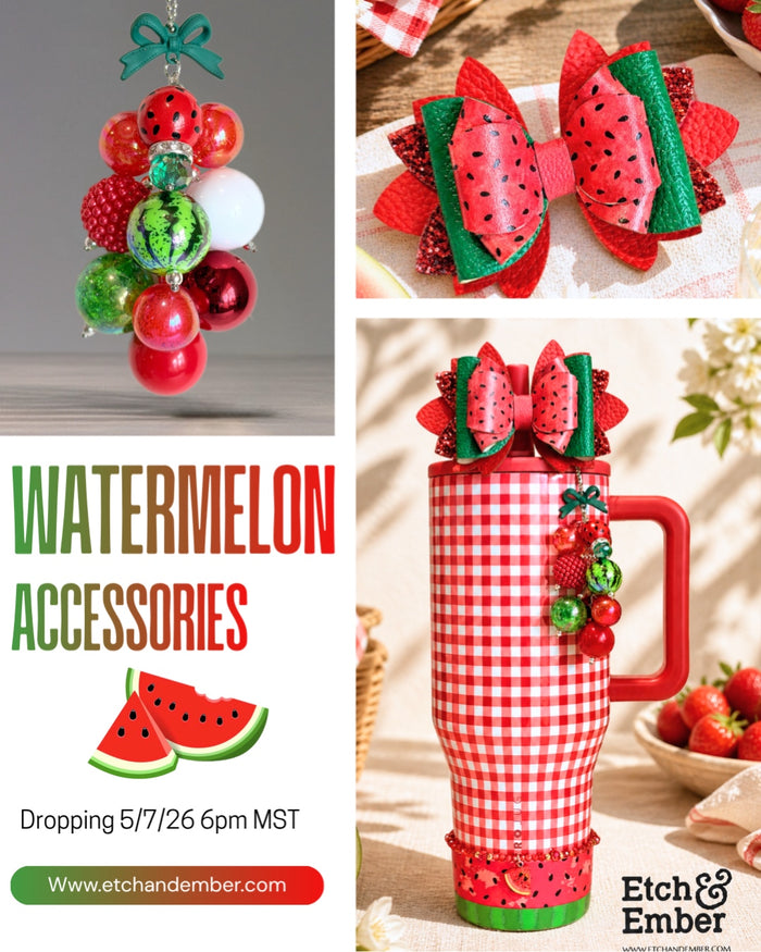 Watermelon VersaBow™ Universal Tumbler Bow