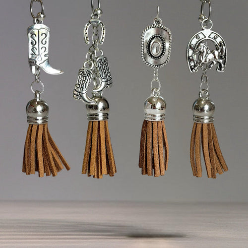Kacey Musgraves Stanley Wild West Silver Tassel Charm - Tumbler Handle Charm