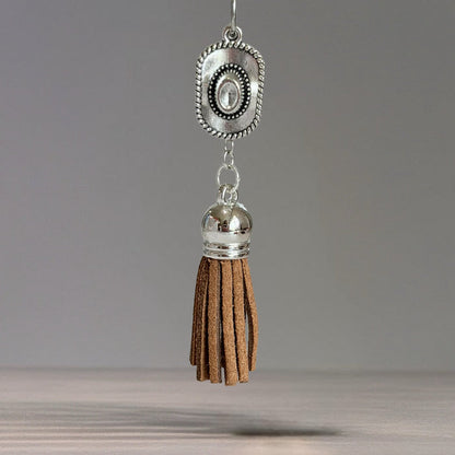 Kacey Musgraves Stanley Wild West Silver Tassel Charm - Tumbler Handle Charm