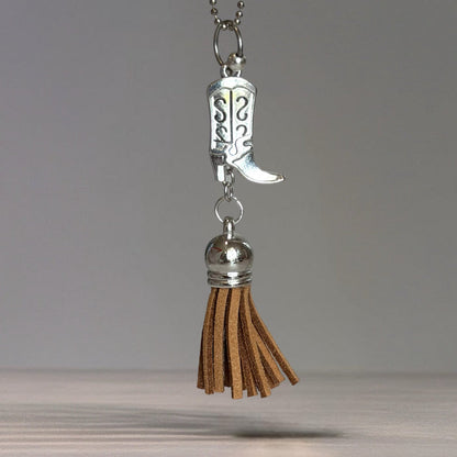 Kacey Musgraves Stanley Wild West Silver Tassel Charm - Tumbler Handle Charm