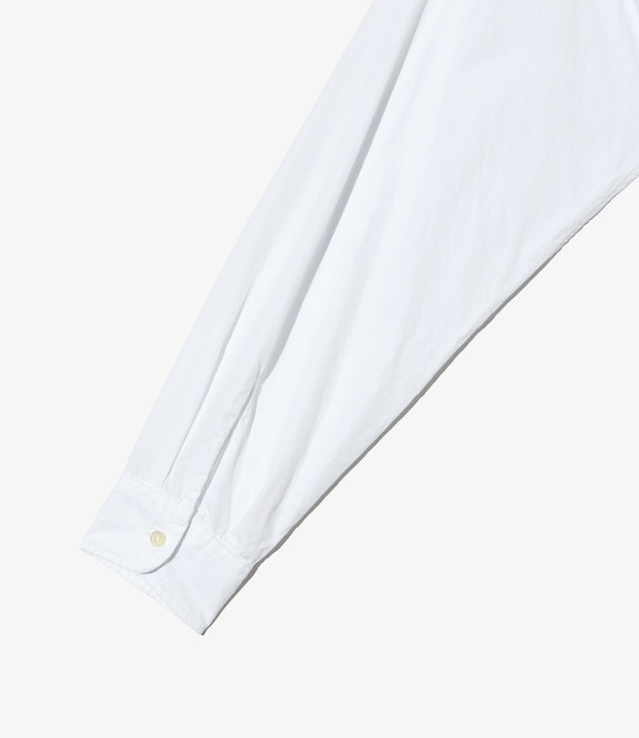Wing Collar Shirt - White 100's 2Ply Broadcloth