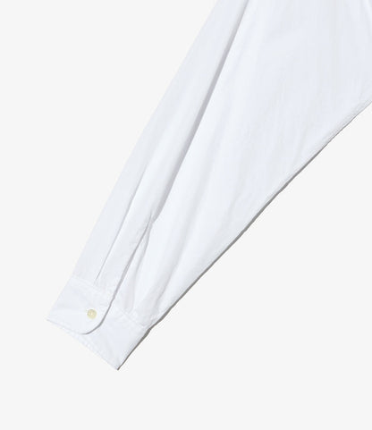 Wing Collar Shirt - White 100's 2Ply Broadcloth