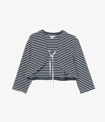 Women's Bolero - Navy/White PC Stripe Jersey