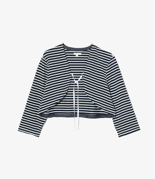 Women's Bolero - Navy/White PC Stripe Jersey