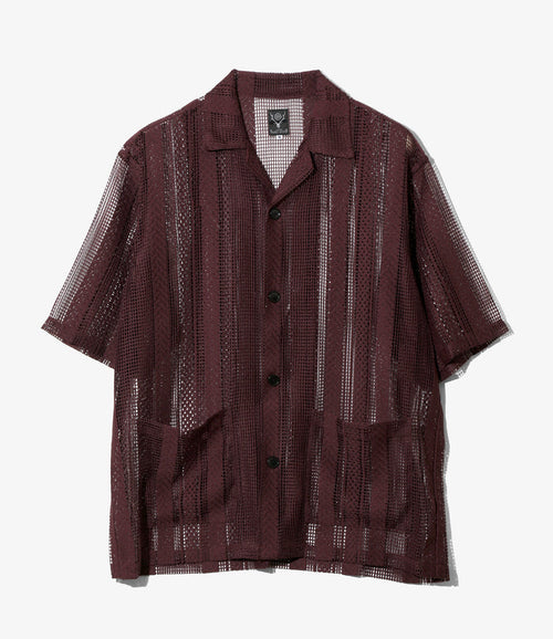 Women's Cabana Shirt -Dk. Purple - Poly Lace Jq.