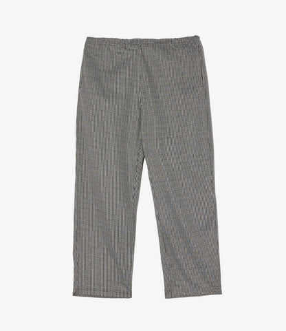 Women's STK Pant - Black Polyester Houndstooth Knit Jersey