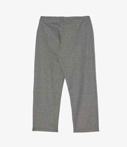 Women's STK Pant - Black Polyester Houndstooth Knit Jersey